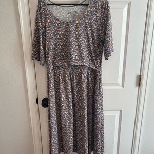 Latched Mama Cotton Nursing/Maternity Dress